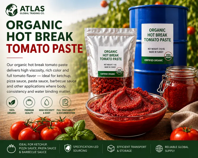 Organic Hot Break Tomato Paste