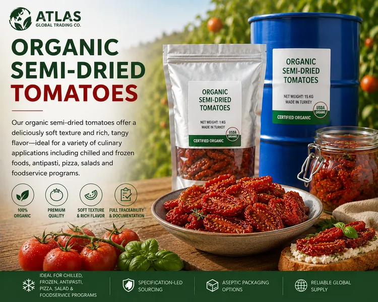 Organic Semi-Dried Tomatoes