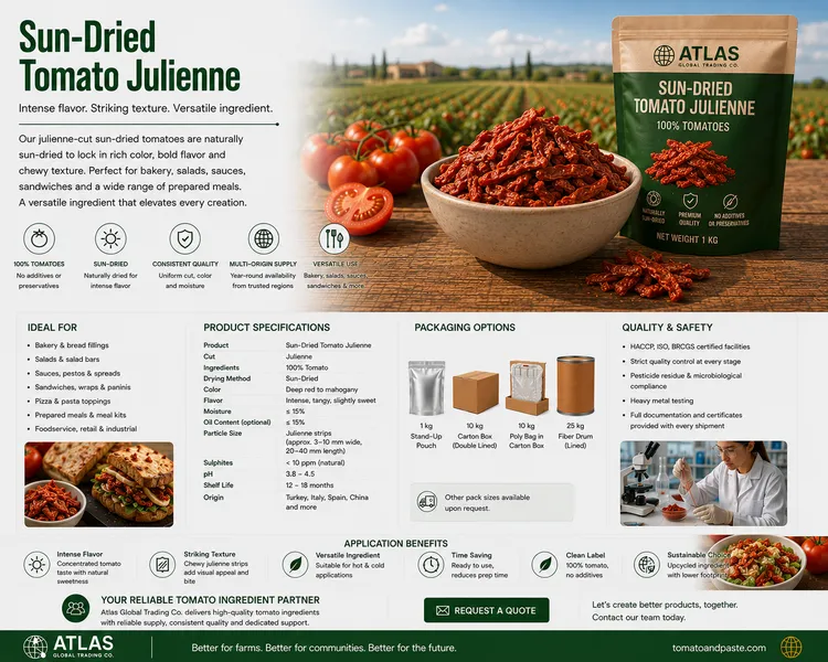Sun-Dried Tomato Julienne