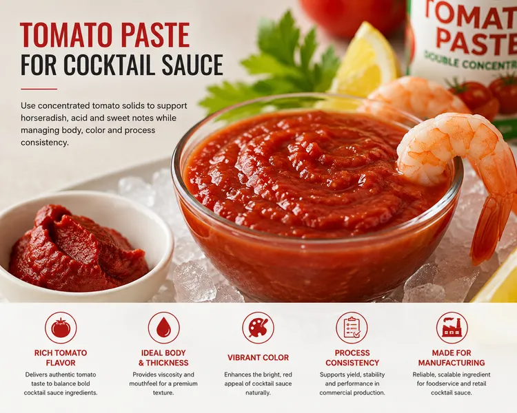 Tomato Paste for Cocktail Sauce