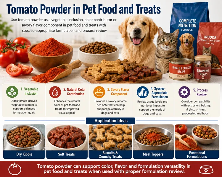 Tomato Powder in Pet Food and Treats